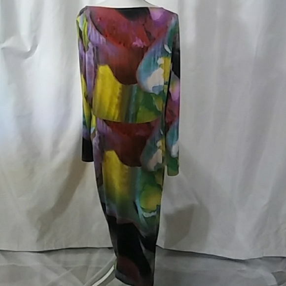 Ladies multiple color dress - Picture 3 of 4